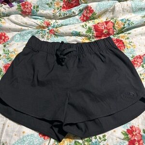 The North Face Black and Floral Shorts